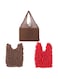 2 Pack Shopping Bags Magic Stretch Bag Pleated Bag, Portable Reusable Large Capacity Grocery Shopping Bags,Retractable Lightweight Satchel Purse