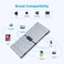 iClever Foldable Keyboard with Number Pad BK09 Wireless Portable Keyboard for Travel and Business Trip, USB-C Charging Compact Keyboard for iPad, iPhone Mac Android Windows iOS, Sync up to 3 Devices
