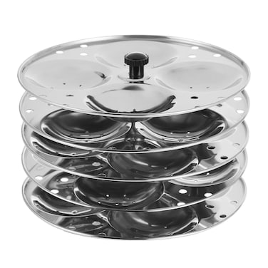 VINOD 5 LAYER STAINLESS STEEL IDLY STAND, VIC006, IDLI TRAY, IDLI CONTAINER, IDLI PAN, STEAMER STAND, STEAMER INSERT