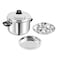 VINOD STAINLESS STEEL MULTIPURPOSE POT SMALL - 3 IDLY / 3 DHOKLA STAND, VIC002, COOKER, IDLI MAKER, STEAMER
