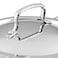 VINOD PLATINUM TRIPLY STAINLESS STEEL EXTRA DEEP KADAI/KADHAI WITH STAINLESS STEEL LID - 1.2 LITRES, 18 CM, VTK018, COOKING POT, FRYPAN, CASSEROLE