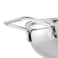 VINOD PLATINUM TRIPLY STAINLESS STEEL EXTRA DEEP KADAI/KADHAI WITH STAINLESS STEEL LID - 1.5 LITRES (20 CM) , VTK020, COOKING POT, FRYPAN, CASSEROLE