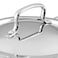 VINOD PLATINUM TRIPLY STAINLESS STEEL EXTRA DEEP KADAI/KADHAI WITH STAINLESS STEEL LID - 3.2 LITERS (24 CM) , VTK024, COOKING POT, FRYPAN, CASSEROLE
