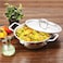 VINOD PLATINUM TRIPLY STAINLESS STEEL EXTRA DEEP KADAI/KADHAI WITH STAINLESS STEEL LID - 3.7 LITERS (26 CM) , VTK026, COOKING POT, FRYPAN, CASSEROLE