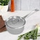 VINOD PLATINUM TRIPLY STAINLESS STEEL SAUCEPAN WITH LID - 1.2 LITRES (14 CM) , VTS014,   INDUCTION &amp; GAS FRIENDLY, HEAVY BOTTOM, COOKING POT