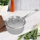VINOD PLATINUM TRIPLY STAINLESS STEEL SAUCEPAN WITH LID - 2.2 LITRES (18 CM) , VTS018,   INDUCTION &amp; GAS FRIENDLY, HEAVY BOTTOM