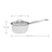 VINOD PLATINUM TRIPLY STAINLESS STEEL SAUCEPAN WITH LID - 2.2 LITRES (18 CM) , VTS018,   INDUCTION &amp; GAS FRIENDLY, HEAVY BOTTOM