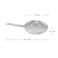 VINOD SMART TRIPLY FRYPAN WITH LID - 3.2 Liters (24 CM), VTF024,   INDUCTION &amp; GAS FRIENDLY, HEAVY BOTTOM   COOKING POT, FRYING PAN