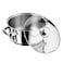 VINOD Stainless Steel 5 PC Cookware Set (VICS05)   Induction Friendly   Glass Lids   Saucepan &amp; Casseroles, VICS05