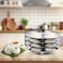 VINOD 4 LAYER STAINLESS STEEL IDLY STAND, VIC005, IDLI TRAY, IDLI CONTAINER, IDLI PAN, STEAMER STAND, STEAMER INSERT