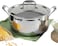 Vinod Platinum Triply Stainless Steel Saucepot with Lid - 20 cm, 3 L, 2.5mm Thickness, Silver (Induction Friendly)