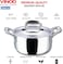Vinod Platinum Triply Stainless Steel Saucepot with Lid - 20 cm, 3 L, 2.5mm Thickness, Silver (Induction Friendly)