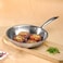 Vinod Platinum Triply Stainless Steel Fry Pan-20 cm, 2.5mm Thickness, Silver (Induction Friendly)