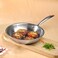 Vinod Platinum Triply Stainless Steel Fry Pan - 24 cm, 2.5mm Thickness, Silver (Induction Friendly)