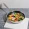 Vinod Platinum Triply Stainless Steel SAS Pro Fry Pan - 24cm, Silver (Induction Friendly)