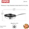 Vinod Platinum Triply Stainless Steel SAS Pro Fry Pan - 24cm, Silver (Induction Friendly)