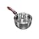 Vinod Stainless Steel Milkpan/Saucepan Set - Includes 1 Litre and 1.6 Litre Pans, Ideal for Tea/Chai, Features Riveted Sturdy Bakelite Handles, Suitable for Induction and Gas Cooktops