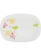 Luminarc Crazy Flower Rectangle Platter - White