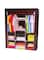 Stylish Cloth Cupboards Durable Storage Solutions for Organizing Clothes Shoes and Accessories Perfect for Home Dorms and Small Spaces (130x45x175)