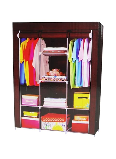 Stylish Cloth Cupboards Durable Storage Solutions for Organizing Clothes Shoes and Accessories Perfect for Home Dorms and Small Spaces (130x45x175)