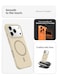 جراب Mobcos iPhone 17 Pro Cream Elite Ring المصنوع من السيليكون الفاخر بتقنية MagSafe   ملمس ناعم كالحرير   حماية فائقة ضد الصدمات بمعايير عسكرية   توافق مغناطيسي قوي   غطاء أنيق ونحيف