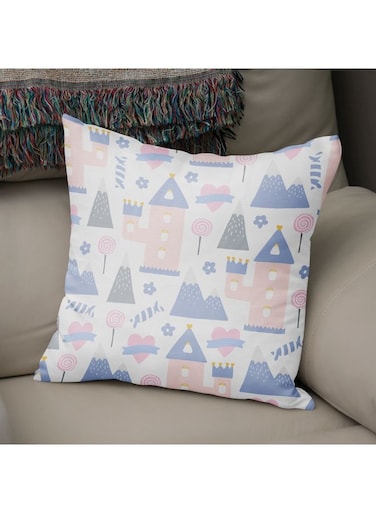 Decorative Cushion Cover cotton Multicolour 43x43cm