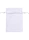 Globeagle 100pcs Sheer Organza Wedding Party Gift Candy Bags Jewelry Pouches White