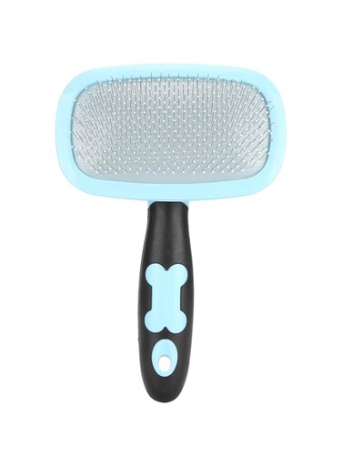 Oasisgalore Cat Dog Hair Brush Comb, Pet Brush Cat Dog Pet Brush for Shedding and Grooming Long Short Hair Cat Hair Remover Brush (Blue)