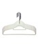 10-Piece Anti Slip Velvet Cloth Hanger Set Beige 41.5cm