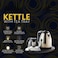 2L Electric Kettle with 1L Glass Tea Maker Tray, Auto Shut Off and Overheat Protection