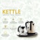 2L Electric Kettle with 1L Glass Tea Maker Tray, Auto Shut Off and Overheat Protection