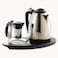2L Electric Kettle with 1L Glass Tea Maker Tray, Auto Shut Off and Overheat Protection