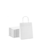 Packing Kraft Paper Bag White 28x22x12cm Twisted Handle Paper Party Bags Kraft Paper Bag Bride Birthday Gift Bag Wedding Celebrations Bags For Party Pack of 10 Pieces