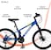 Vaux Titan 26&rdquo; Mountain Bike &ndash; Steel Frame, 21-Speed Drivetrain, Front Suspension Fork with Lock, Double Wall Alloy Rims, Front &amp; Rear Disc Brakes, Quick Release Seat Post &ndash; MTB Bicycle