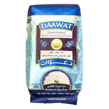 Daawat Traditional Basmati Rice, 1kg