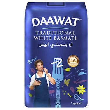 Daawat Traditional Basmati Rice, 1kg