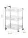 Versatile 3 Layered Rectangular Shaped Floor-standing Fruit and Vegetable Storage Rack