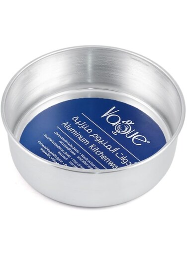 Vague Jordan 1 mm Aluminum Cake Pot, 28 cm Size, Silver