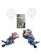 JCD 2-Pack Fish Tank Decorations, Cute Little Diver, Aquarium Decoration Accessories Ornaments with Float Ball, Fish Playmate for Fish Tank Suitable for All Kinds of Fish and Fish Tanks