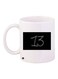 13 Printed Coffee Mug White/Black 11ounce