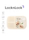 &amp; LOCK LocknLock To Go Lunchbox 980ml White - Leak-Proof, Compact, Microwave Safe