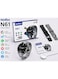 Nodizz N61 high Definition Large Screen Waterproof 5G Digital Front Camera Sim Waterproof Droplet Screen Video Call Instagram Android Smart Watch, Long Battery Life for App Store &amp; Android (Silver)