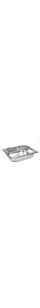Vague Stainless Steel Gastronorm Food Storage Pan, 65 cm x 32.7 cm x 26.5 cm Size, Silver