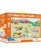 Galt Toys Giant Floor Puzzle Town, Jigsaw And Road Track For Children, Galt America, 1005023