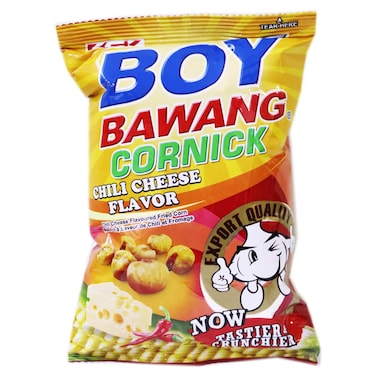Boy Bawang Cornick Chili Cheese Flavour Snack, 100g