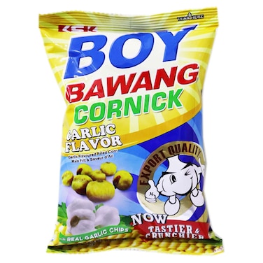 كي إس كي بوي باوانج مقرمشات كورنيك بنكهة الثوم 90 غرام