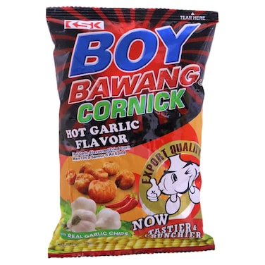 KSK Boy Hot Garlic Flavour Bawang Cornick 90g