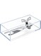 Clarity Drawer Organizer, Kitchen And Bathroom Organization Silverware, Spatulas, Gadgets, 4 X 8 2 Inches - Clear