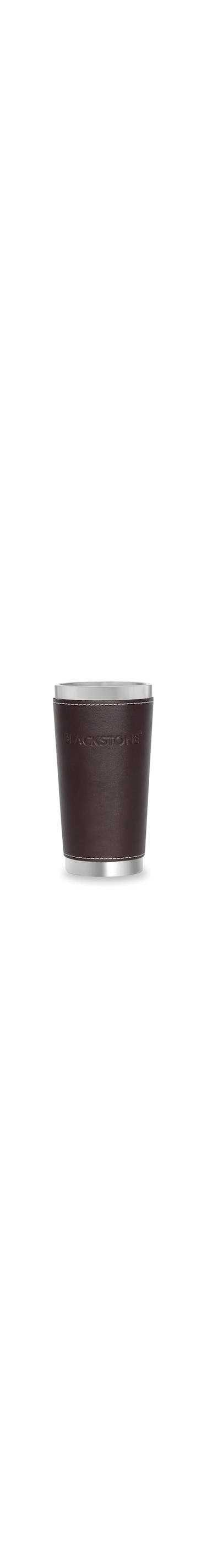 Blackstone Stainless Steel Insulated Travel Mug with Leather Grip, Capacity 470ml
