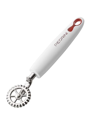 Pedrini 0651 Chrome Pastry Wheel &ndash; Wheels (Stainless Steel, White, Chrome, Metal, Synthetic ABS, 65 mm, 25 235 mm)